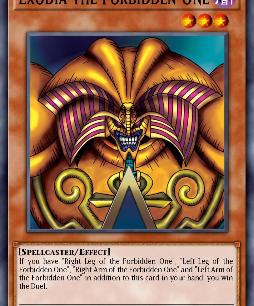 Carte Exodia l’Interdit