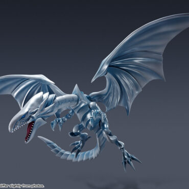 Figurine Dragon Blanc aux Yeux Bleus
