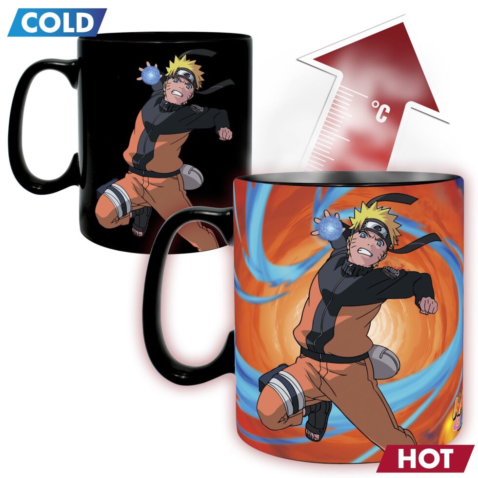 Mug thermoréactif Naruto vs Sasuke